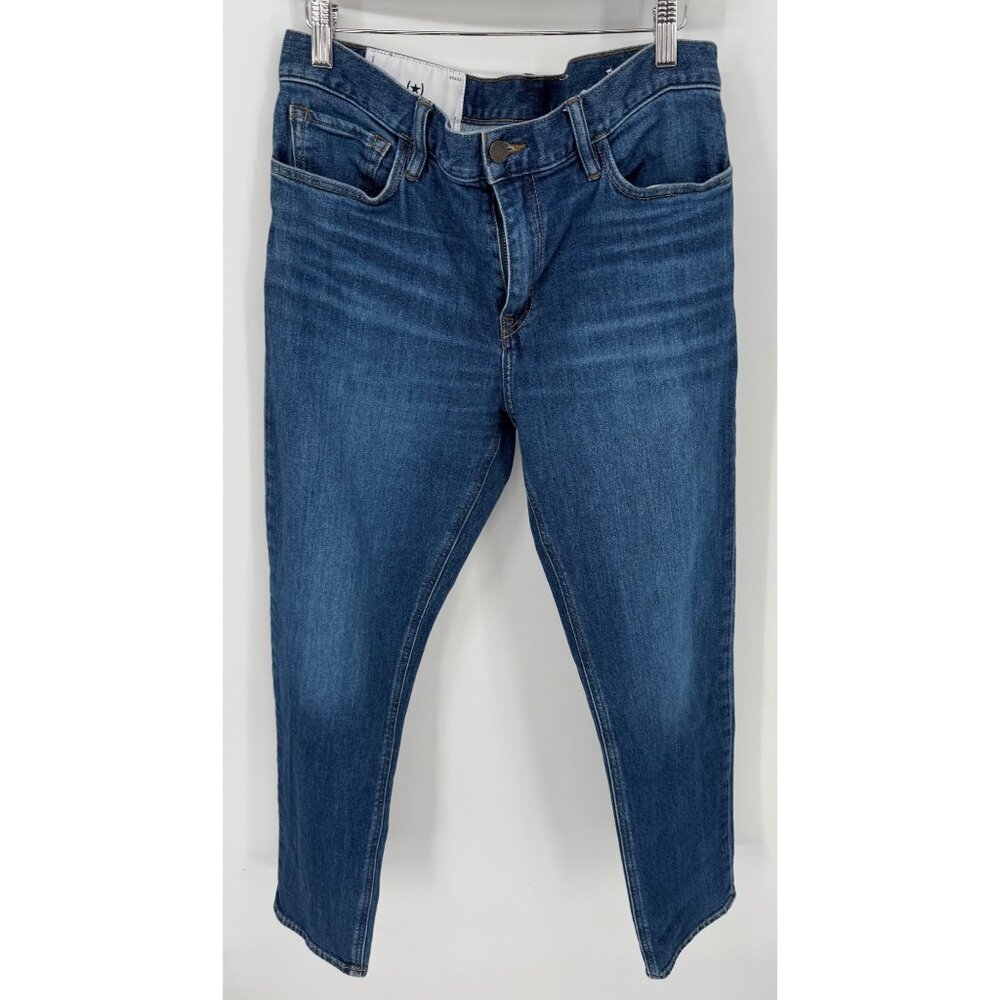 Banana Republic Mens Slim Fit Dark Wash Organic Denim Jeans